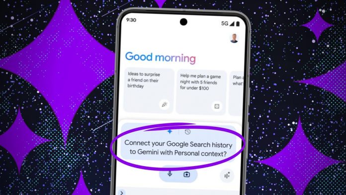 Géminis podría pronto tener acceso a su historial de búsqueda de Google - si lo deja
